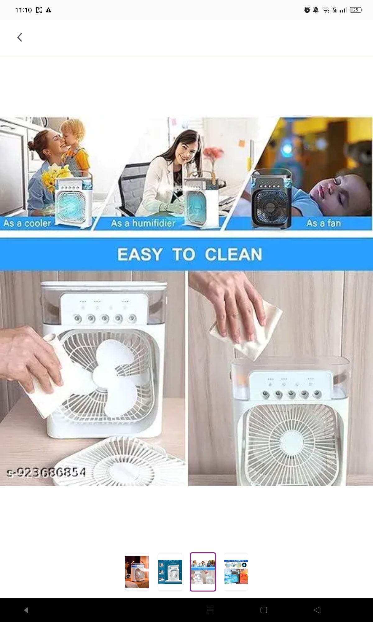 Mini AC Portable Mini Fan