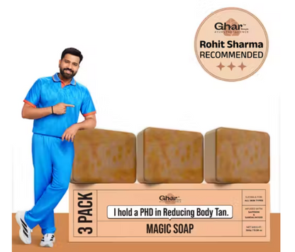 GHAR SOAPS MAGIC SOAP ( Pack of 3 )