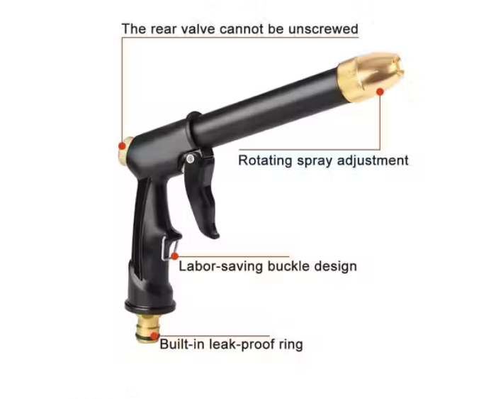 High Pressure Water Spray Gun for Car & Bike Wash