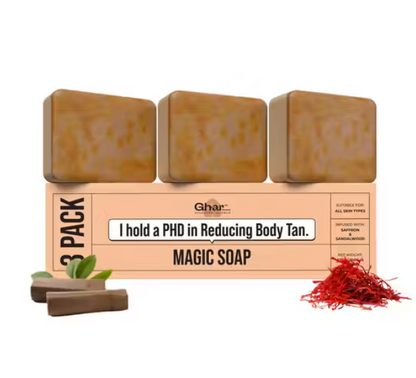 GHAR SOAPS MAGIC SOAP ( Pack of 3 )